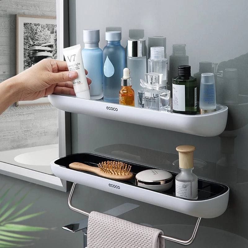 رف أدوات حمام ومطبخ ecoco لاصق دبل فيس