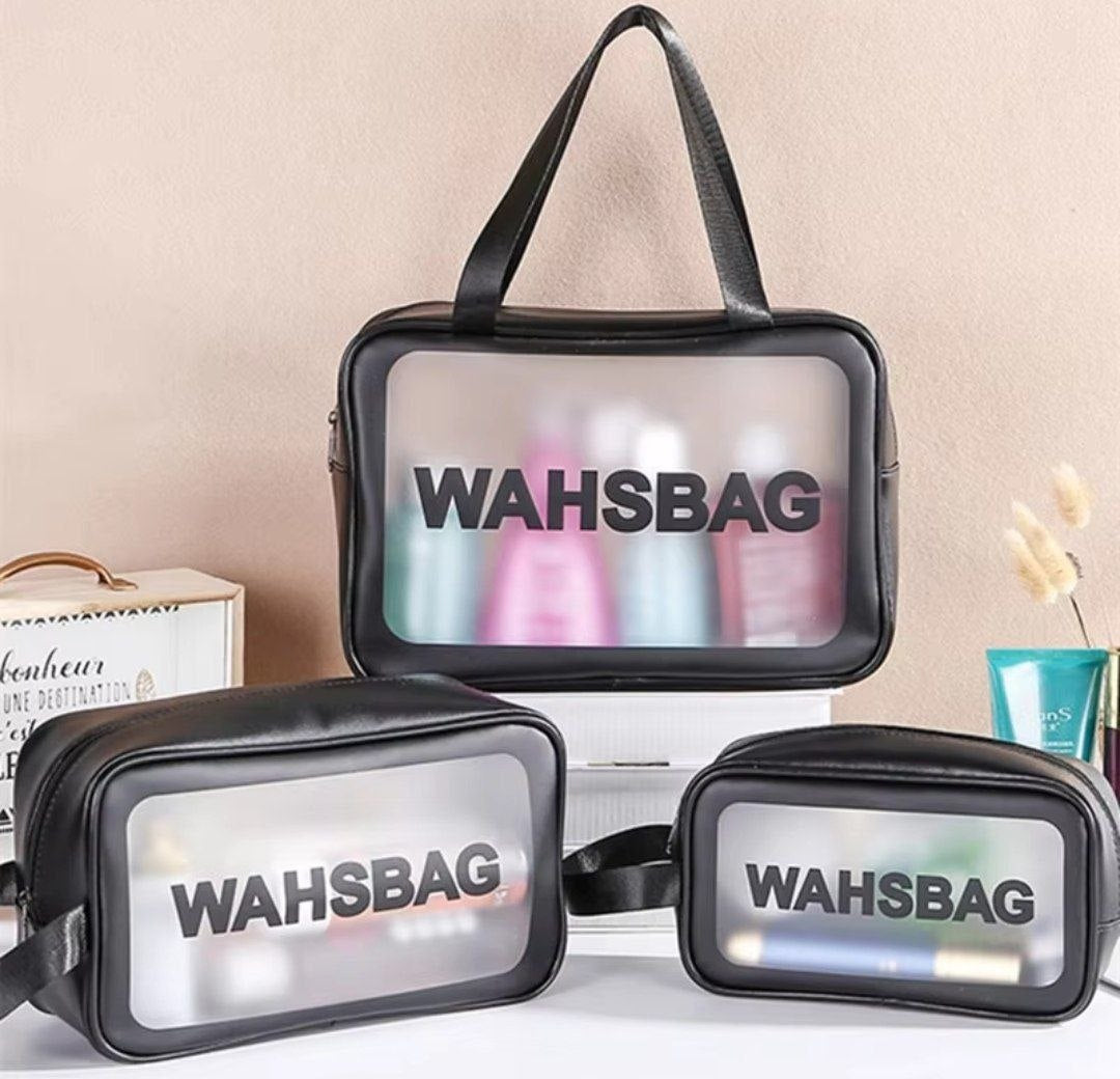 طقم شنط WASHBAG ووتر بروف - 3 قطع مقاسات مختلفة